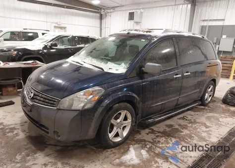 2007 Nissan Quest 3.5 Se z USA, uszkodzony, nr VIN 5N1BV28U07N135467